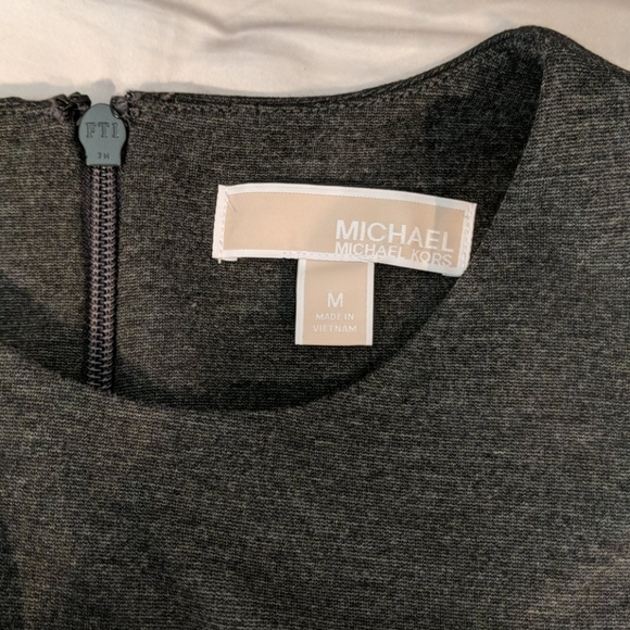 Grey midi dress - Picture 2 of 5